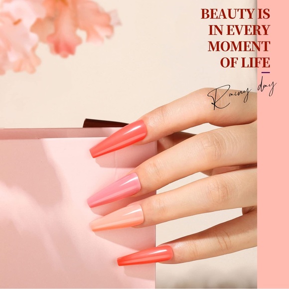 Press on Nails Long Coffin, 360PCS Fit Nicely & Natural Glossy, Complete Kit - Picture 13 of 13